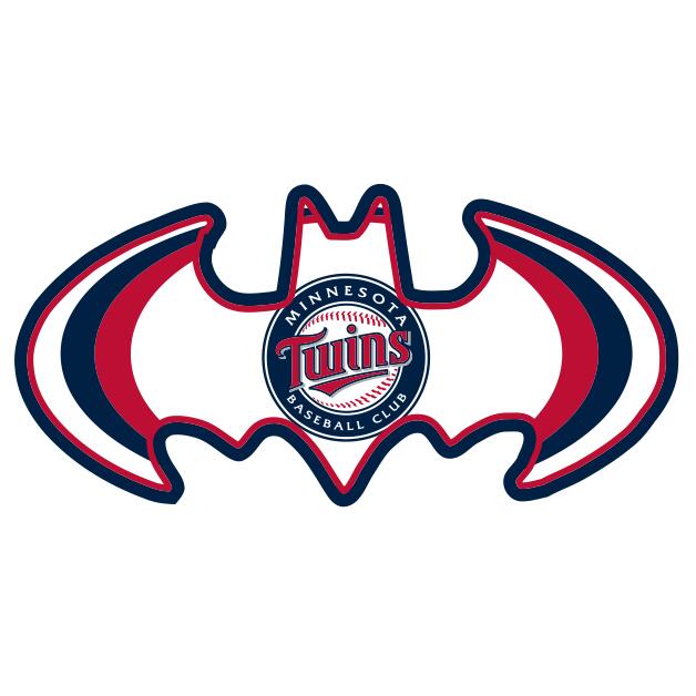 Minnesota Twins Batman Logo fabric transfer